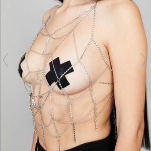 House of widow web rhinestone